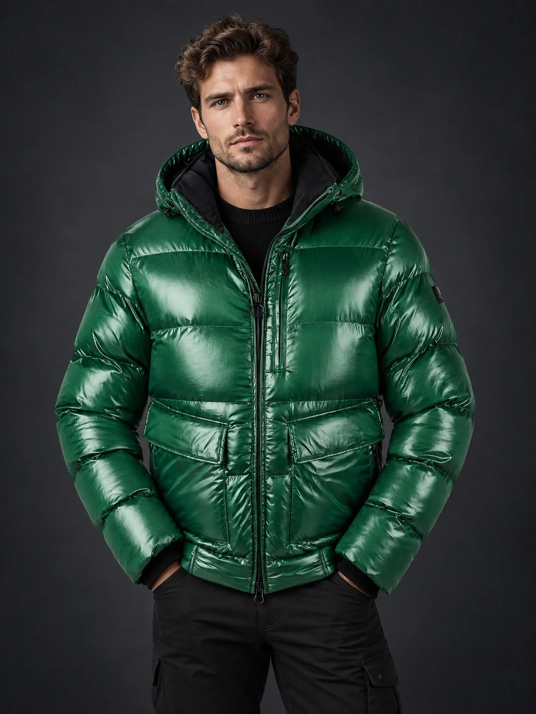 Blackbird Men Blouson, 1080, Smaragdgreen