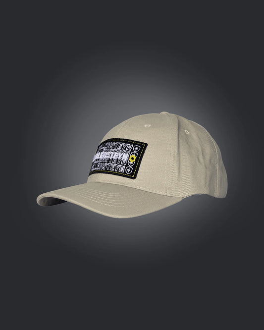 Baseball-Cap 01, 198, Beigemelange/Black/Yellow
