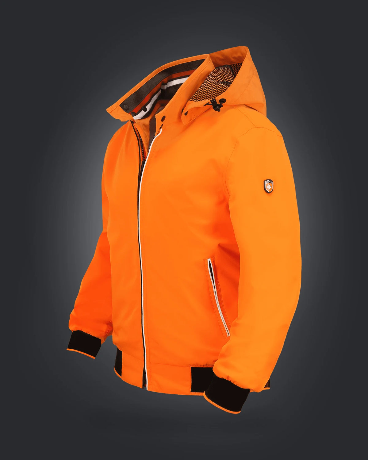 College,825, Orange/White