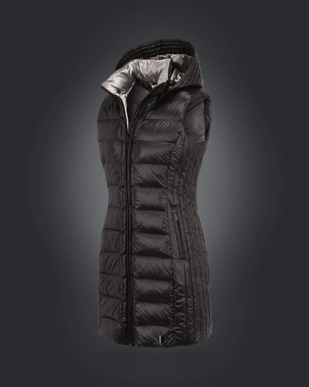 Highclass Vest Long,1001,Schwarz