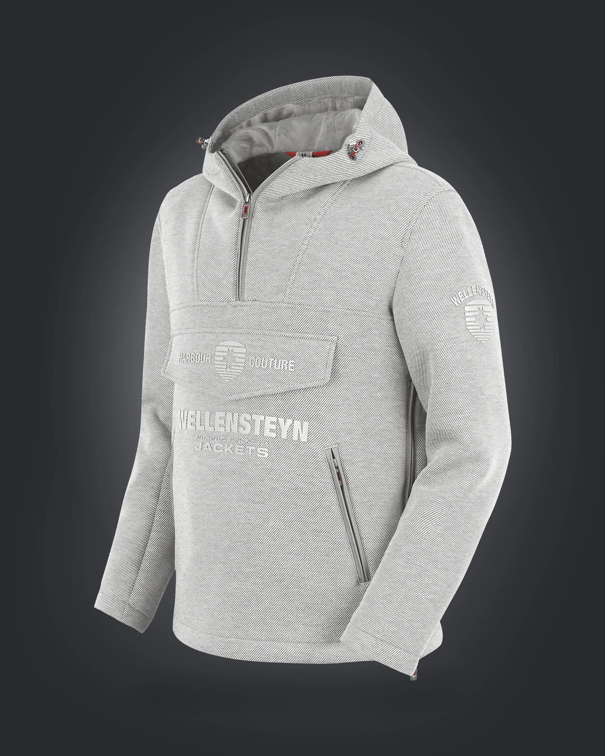 Nordcoast Men,1000,Lightsilvermelange/Red