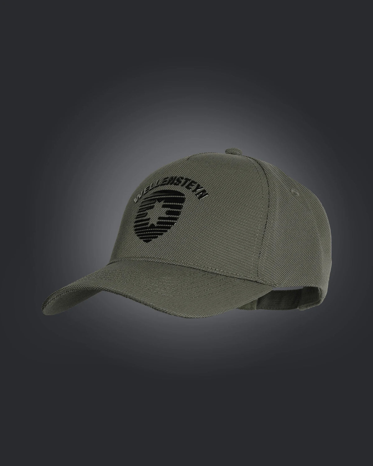 Stripe Cap,377,Saltpepper/Black