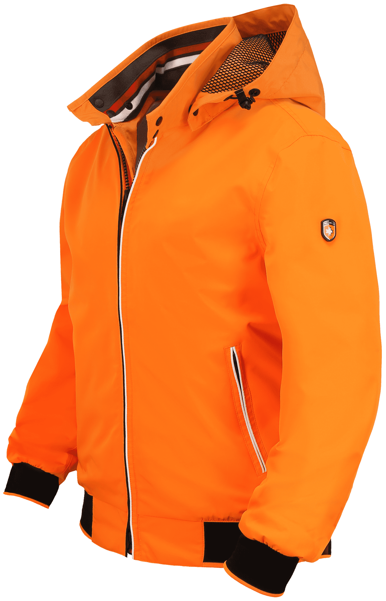 College,825, Orange/White