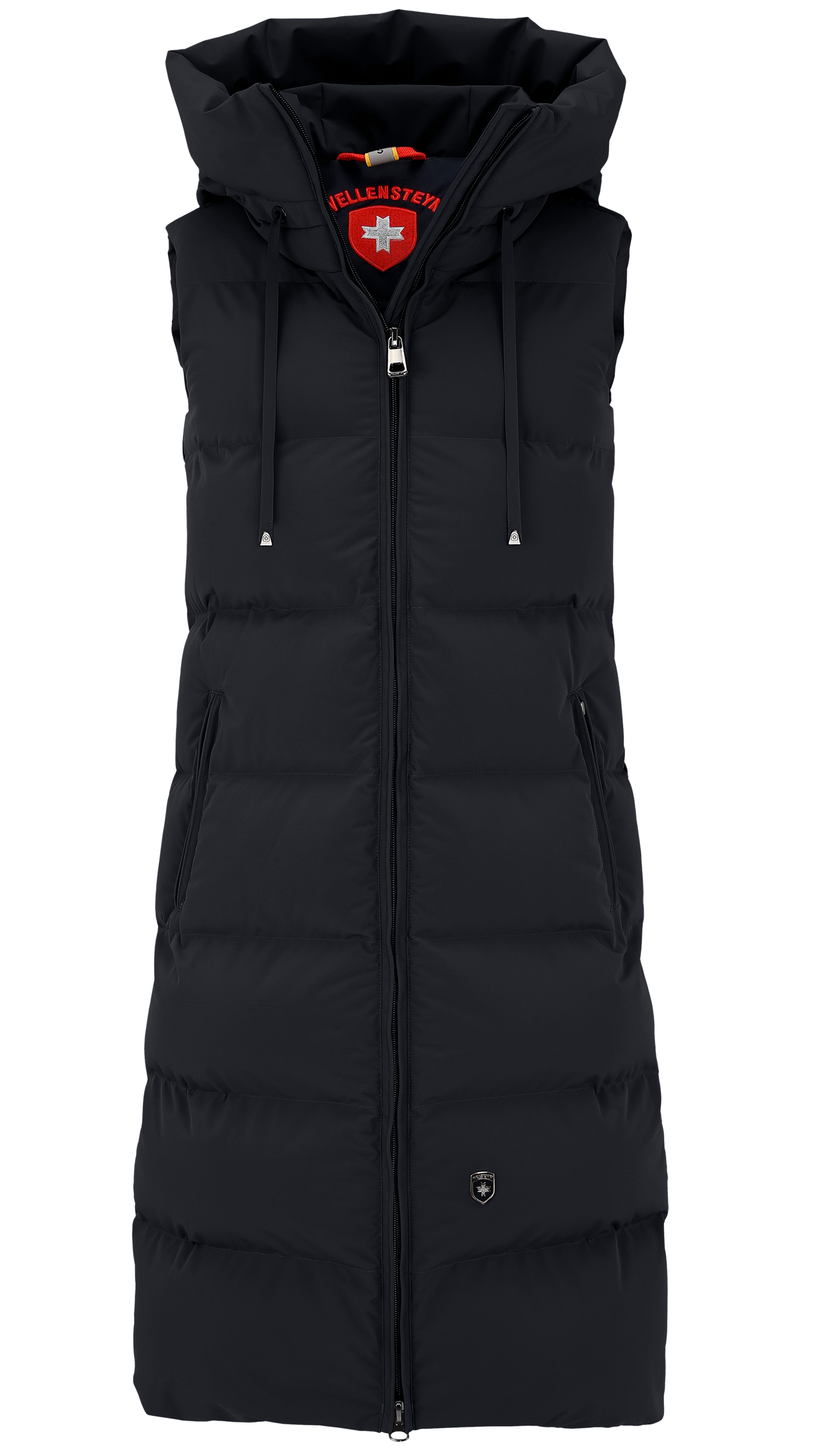 Goldmine Long Vest, 565,   Midnightblue