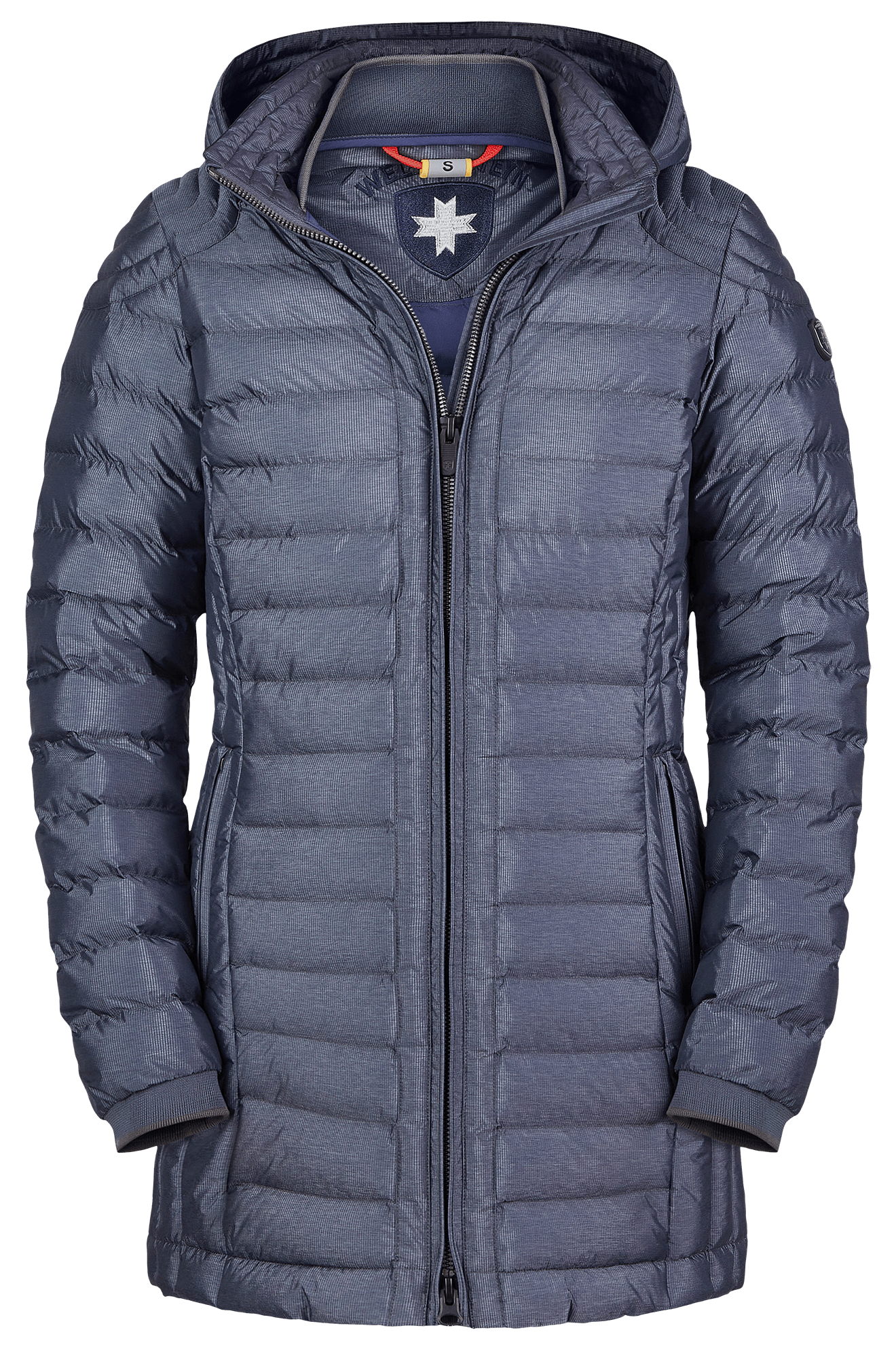 Helium Medium with Hood, 657, Navy