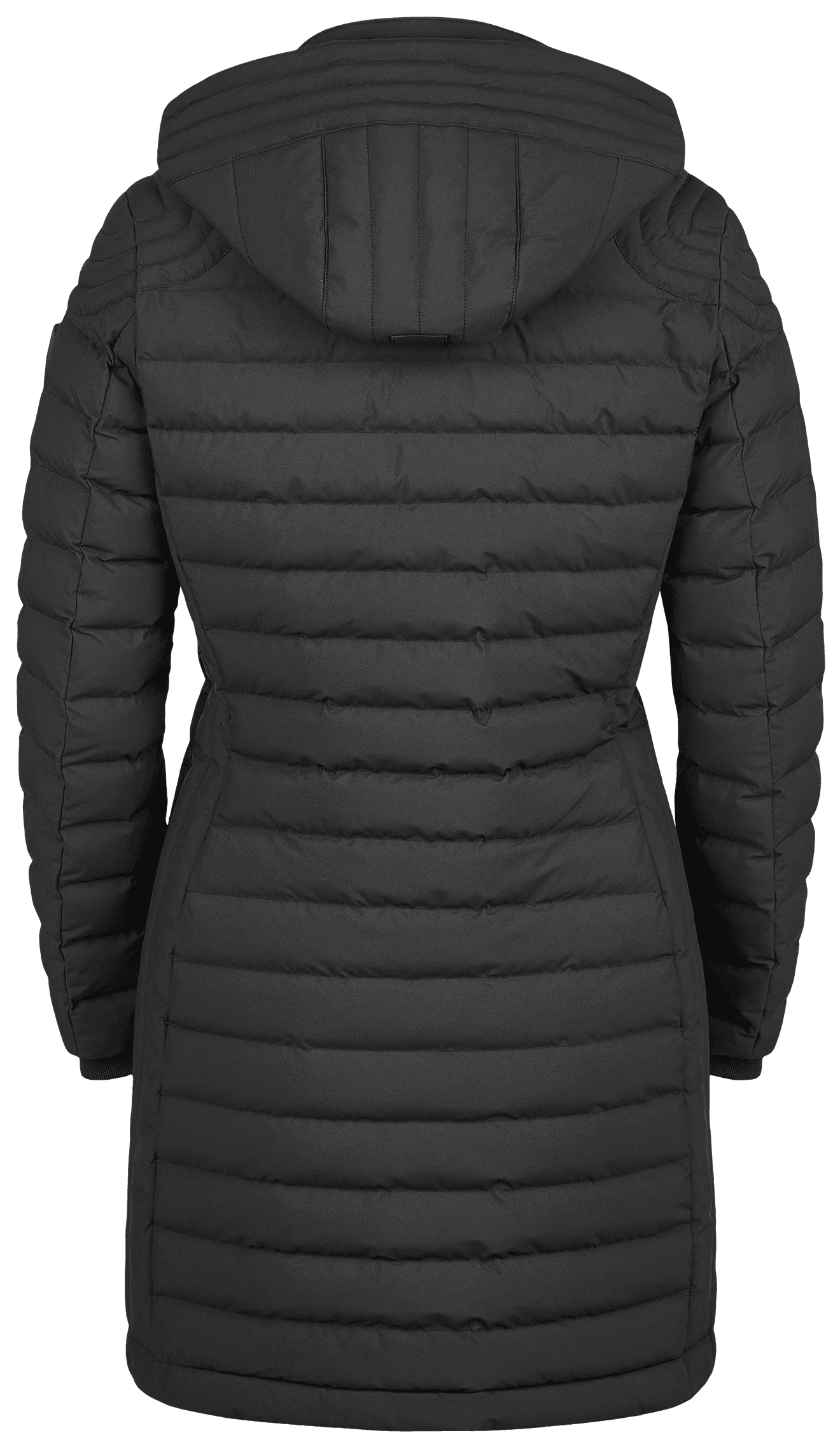 Helium Long with Hood, 719, Schwarz