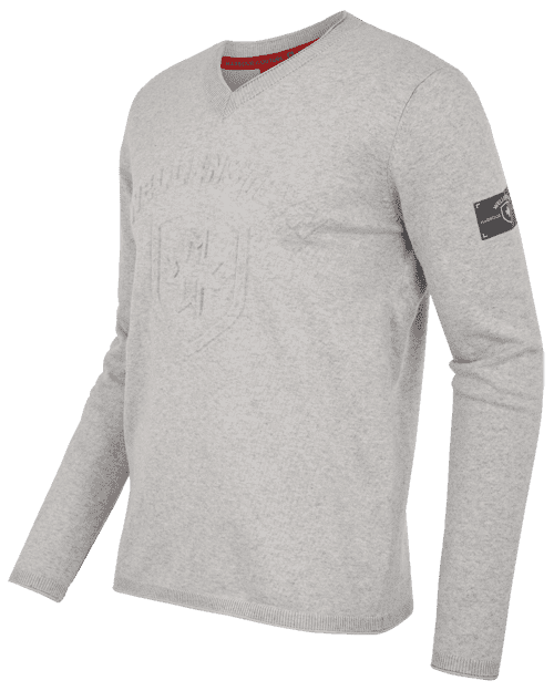 Herren Pullover 004, 936,Heathergrey