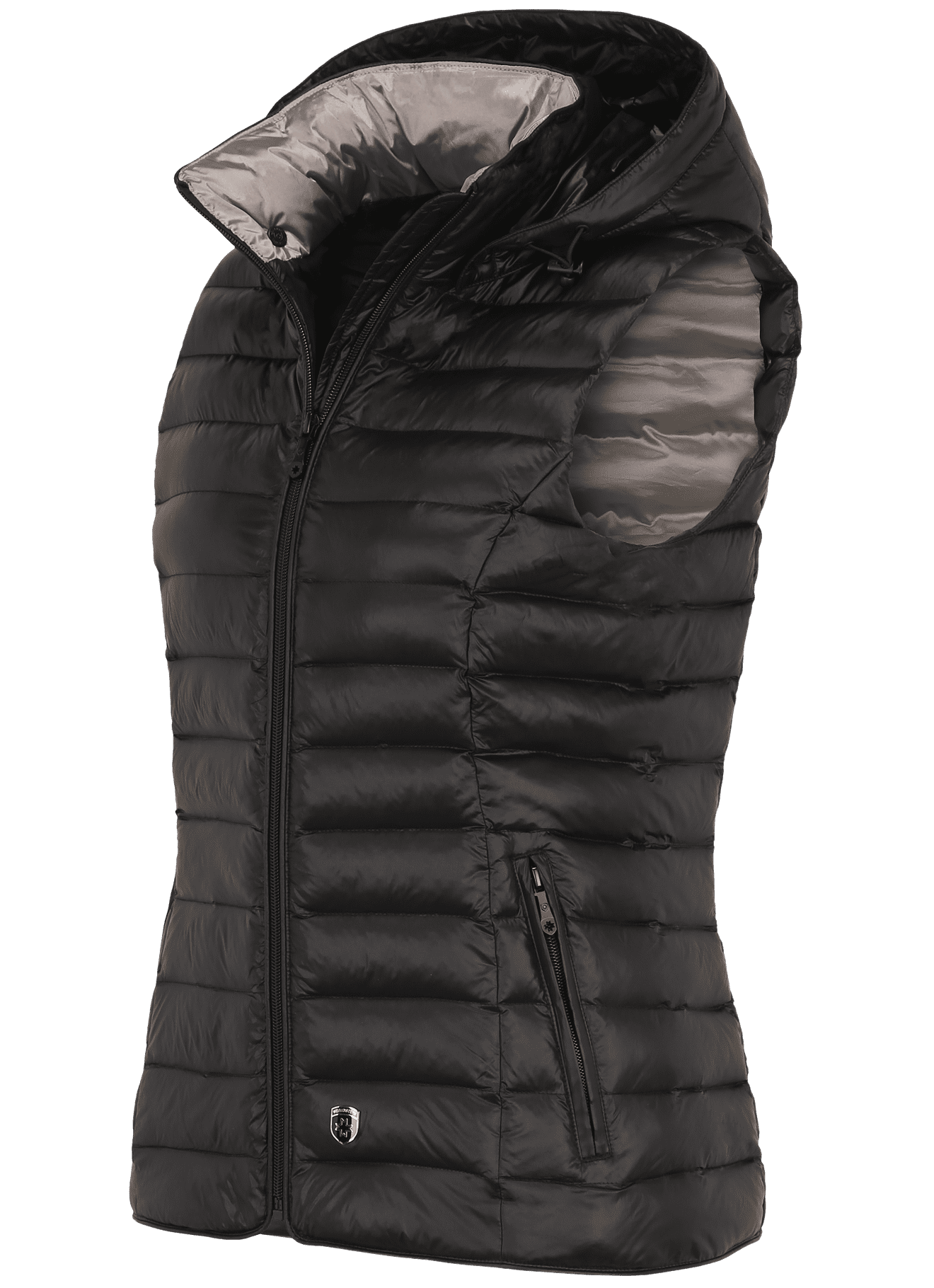Italy Vest Hood,1001,Schwarz