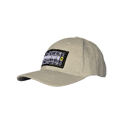 Baseball-Cap 01, 198, Beigemelange/Black/Yellow