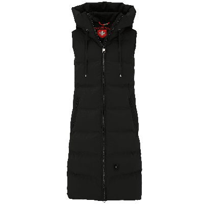 Goldmine Long Vest, 565,  Schwarz 