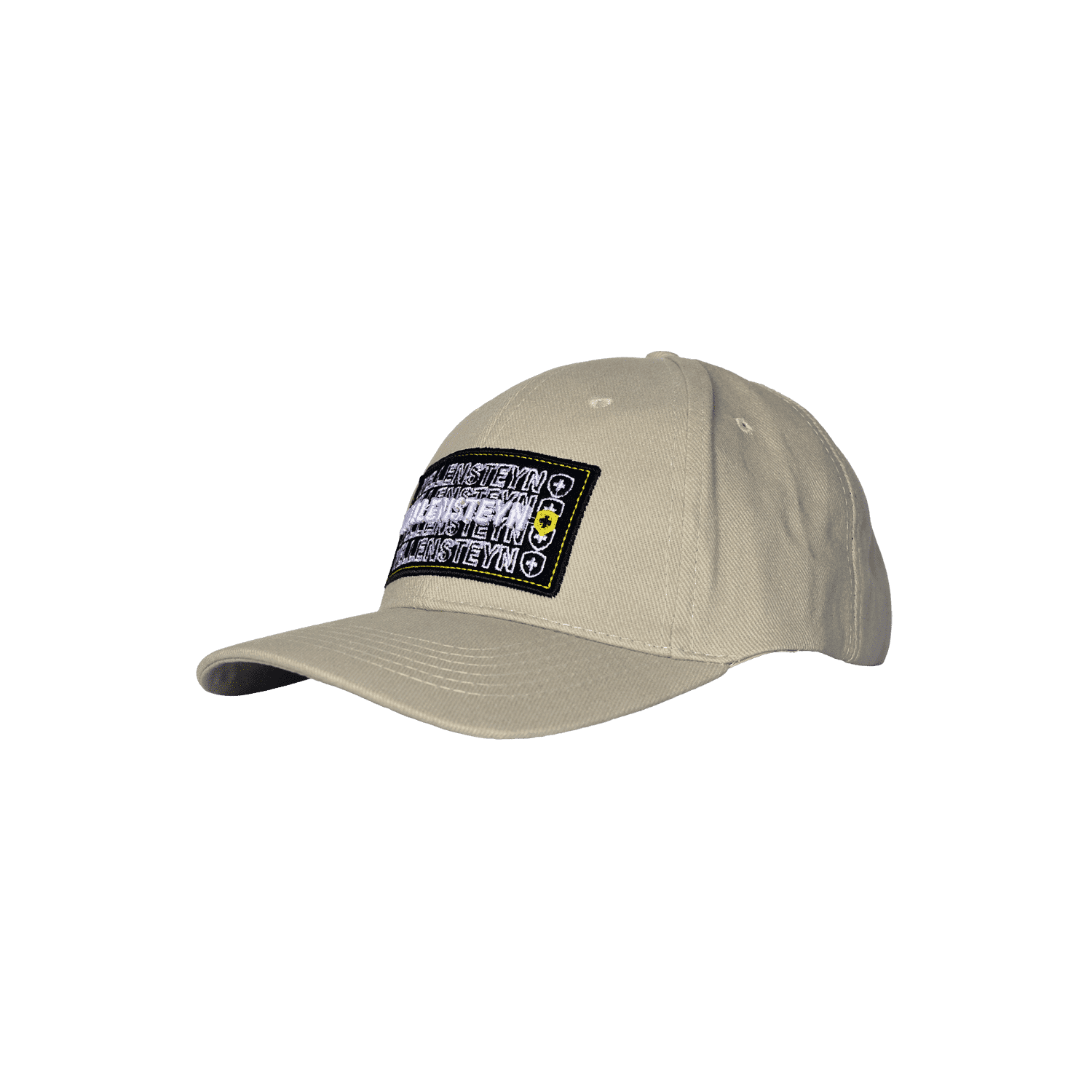 Baseball-Cap 01, 198, Beigemelange/Black/Yellow