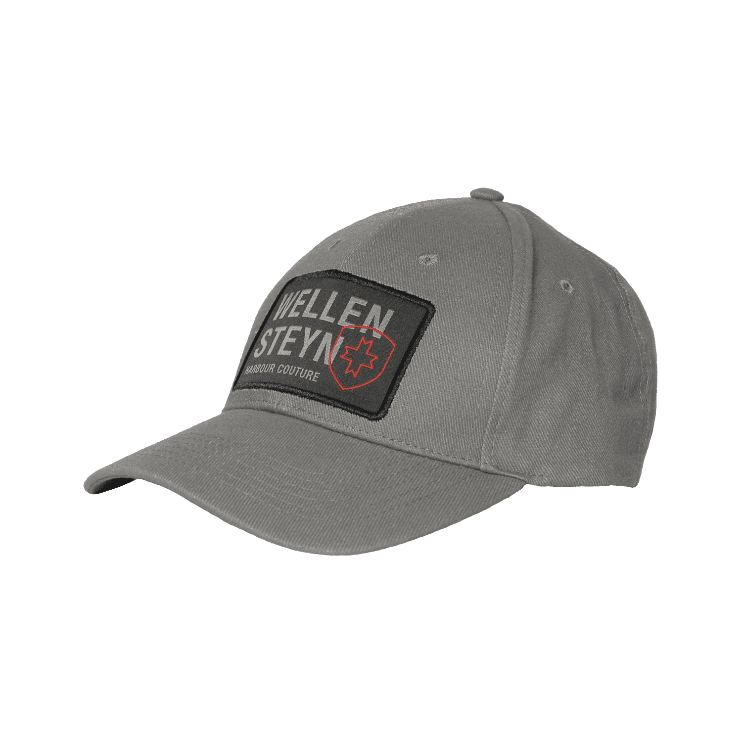 Baseball-Cap 04, 198, Grey/Darkgrey/Red