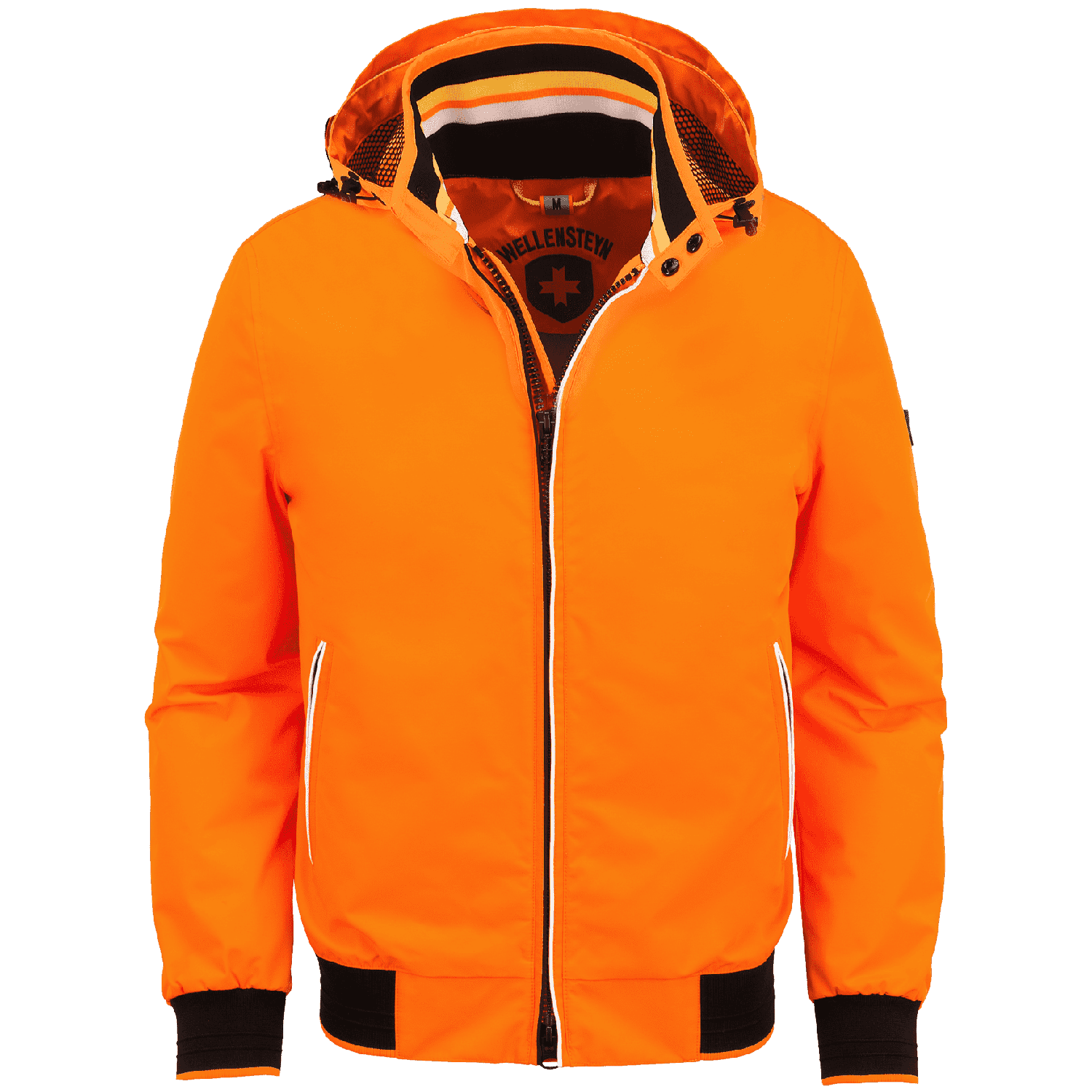 College,825, Orange/White