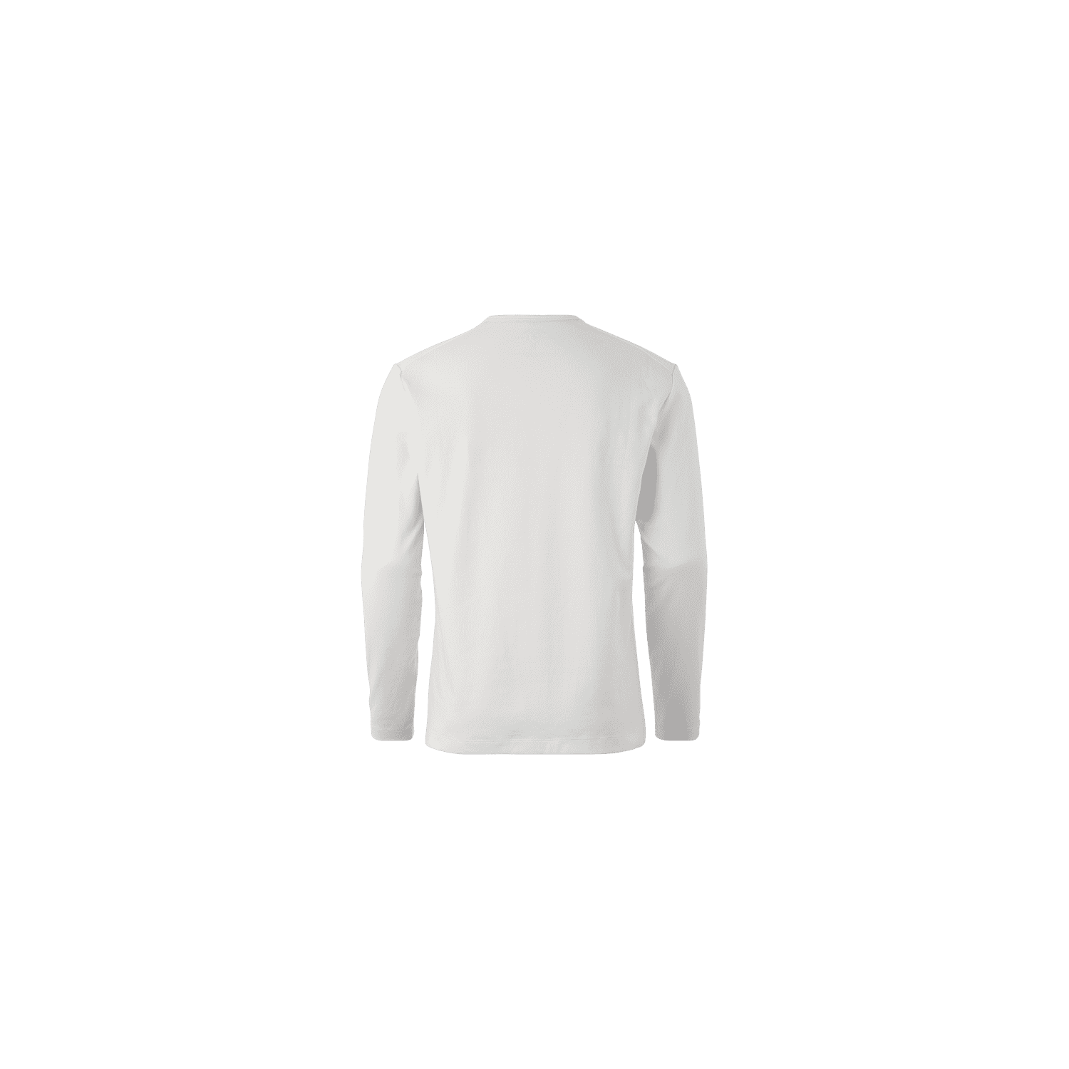 Men Longsleeve 3Button, 977, White