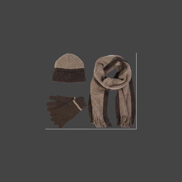 Classic Knit Set, 105, Brown/Melange