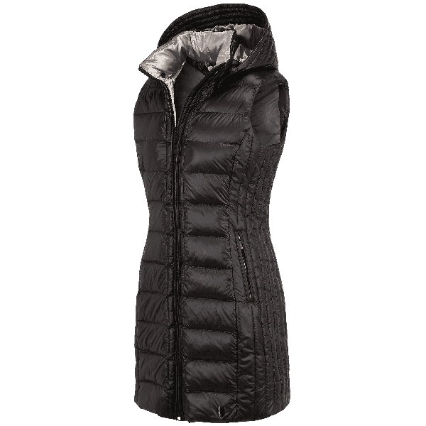 Highclass Vest Long,1001,Schwarz