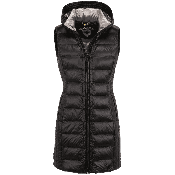 Highclass Vest Long,1001,Schwarz