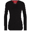 Damen Pullover 014, 935, Schwarz